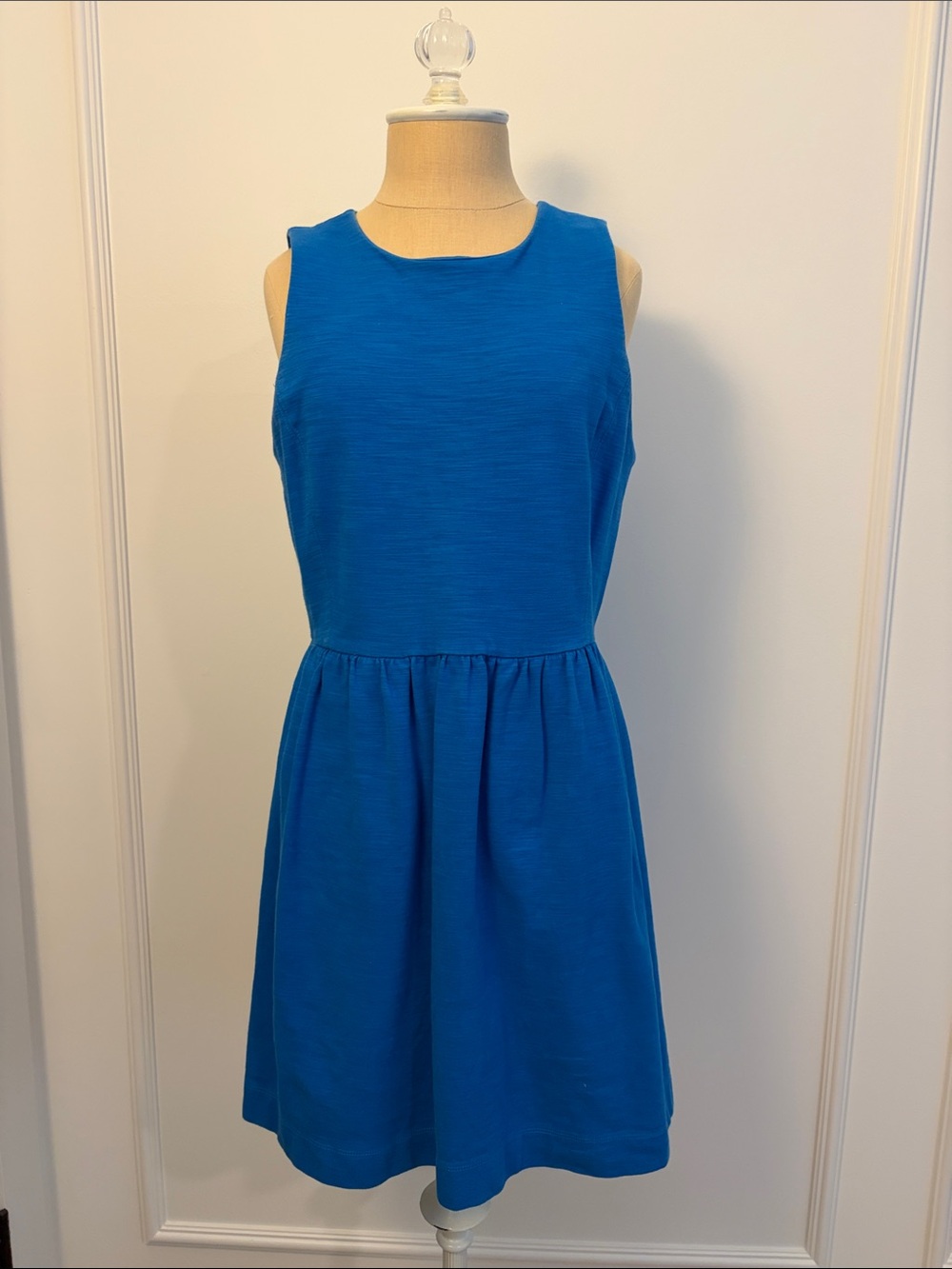 Madewell Bright Blue Sleeveless Dress, S, GUC